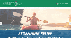 Desktop Screenshot of newyorkcityspine.com